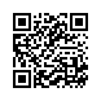 A black and white QR code displayed on a white background.